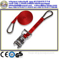 3" 75mm 7T Red endless ratchet strap , stainless steel ratchet straps , rope ratchet
